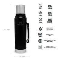 Термос Stanley Classic Vac 1 L black