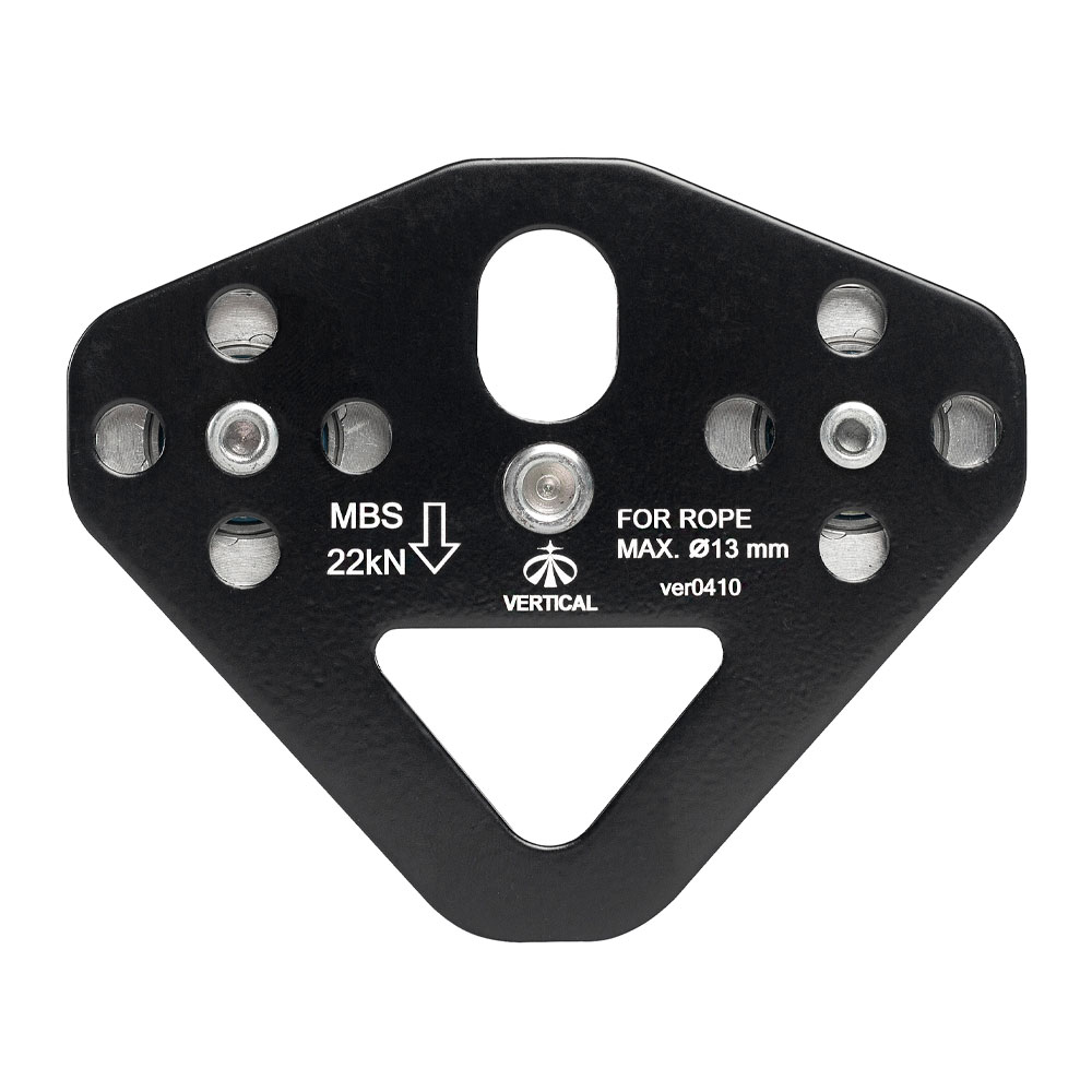 Блок-ролик Вертикаль Тандем Sturdy стальной с подшипником