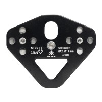 Блок-ролик Вертикаль Тандем Sturdy стальной с подшипником