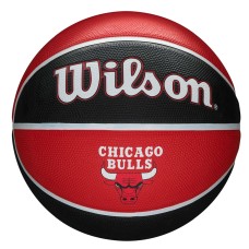 Мяч баскетбольный Wilson NBA Team Tribute Chicago Bulls (7, black red)