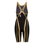 Купить  Костюм профессиональный женский Arena Powerskin Carbon-Core FX Black & Gold Closed Back LE