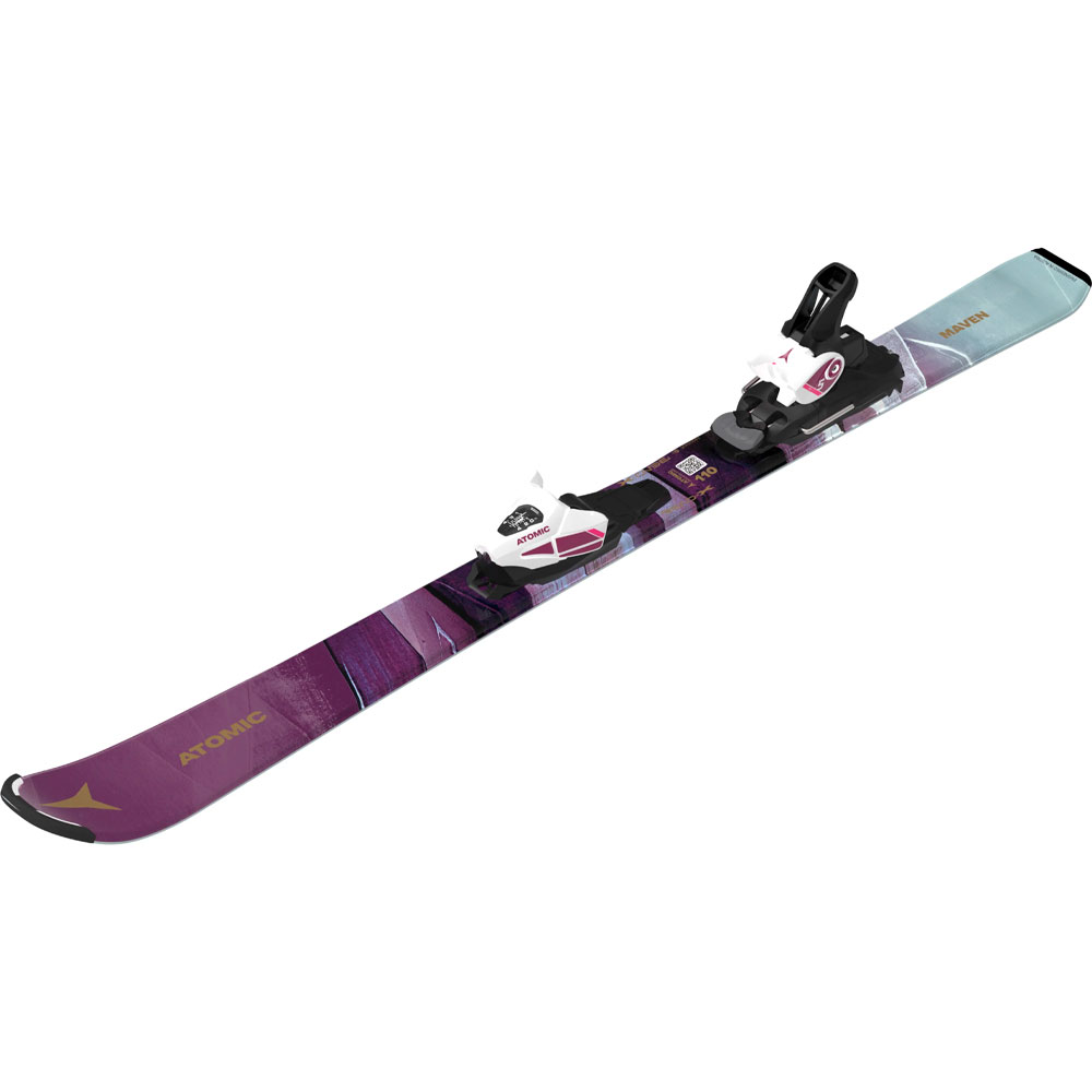 Купить  Лыжи горные детские Atomic L Maven Girl 100-120 Jts + L C 5 Gw Ca white-pink