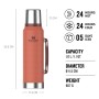Термос Stanley термос Classic Vac (1 L, clay)