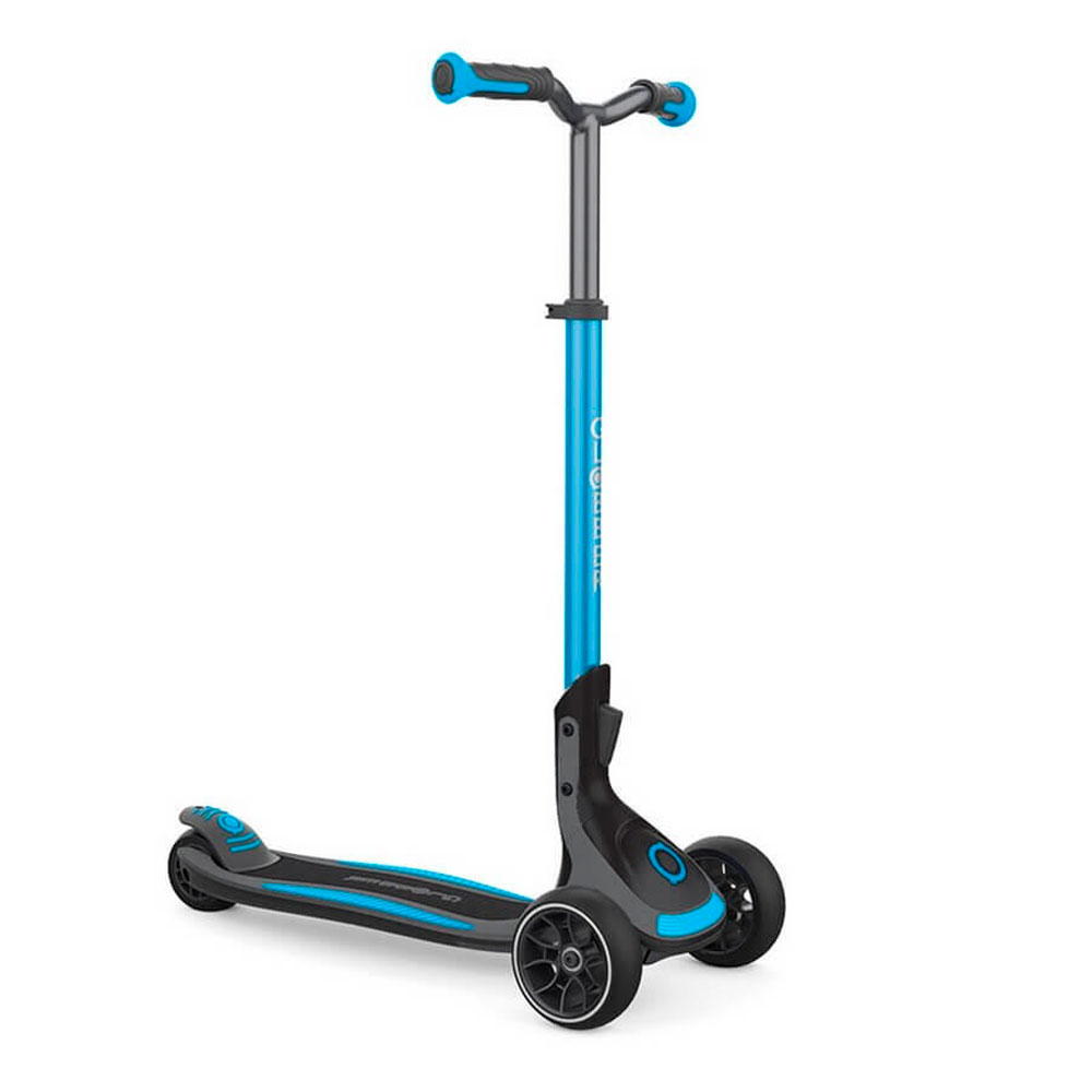 Складной трехколесный десткий самокат Globber Ultimum цвет: Sky blue