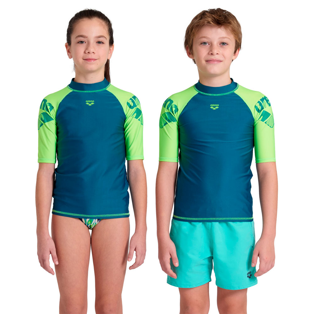 Купить Футболка для плавания детская Arena Graphic Short-sleeve Rash Vest