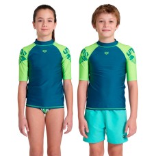 Купить  Футболка для плавания детская Arena Graphic Short-sleeve Rash Vest