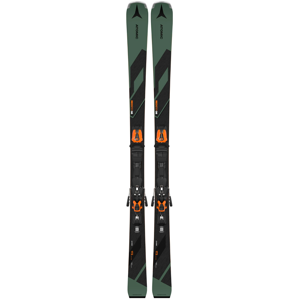 Лыжи горные Atomic E Redster Q6 Pt + E Mi 12 Gw black-orange