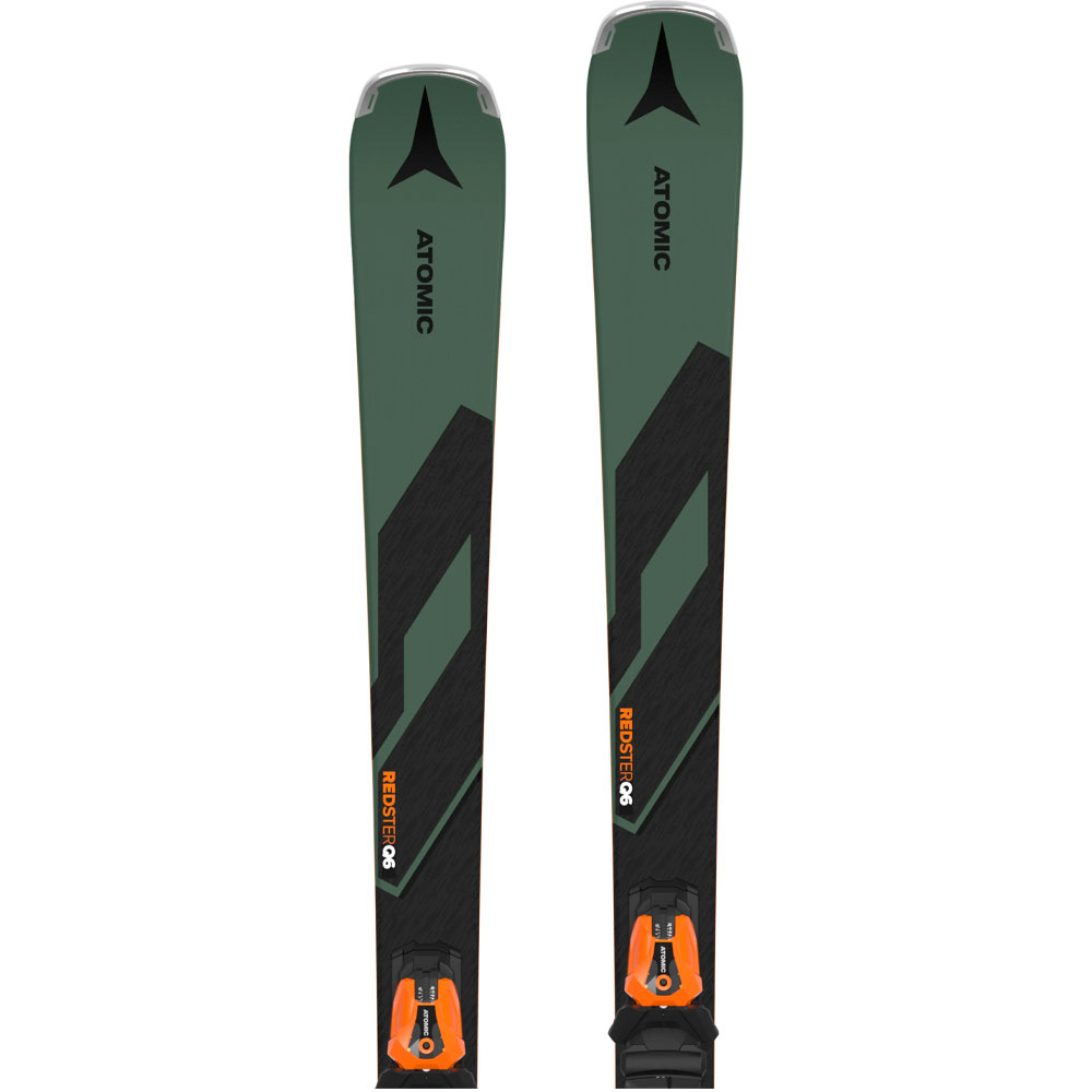 Лыжи горные Atomic E Redster Q6 Pt + E Mi 12 Gw black-orange