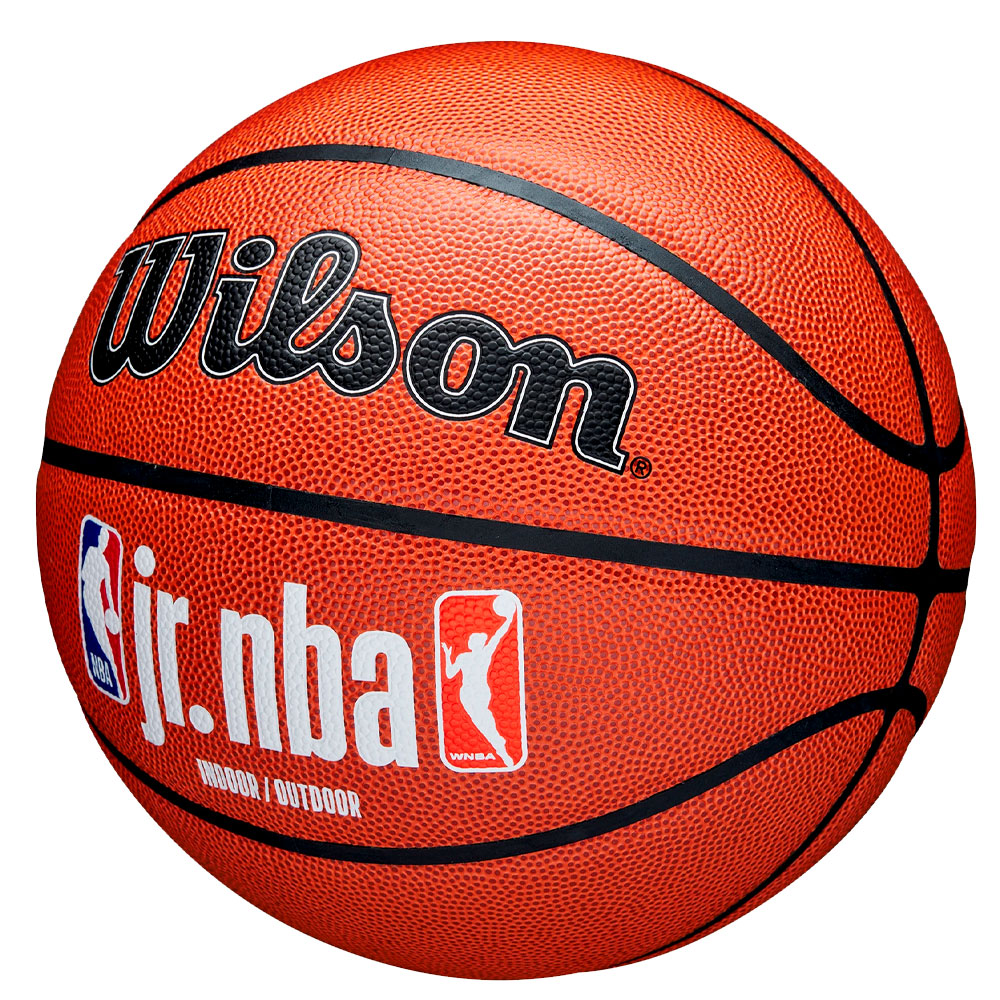 Wilson мяч баскетбольный NBA JR FAM Logo indoor/outdoor (7, brown)