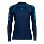 Купить Футболка для плавания женская Arena Graphic Long-Sleeve Rash Vest