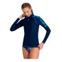 Купить Футболка для плавания женская Arena Graphic Long-Sleeve Rash Vest