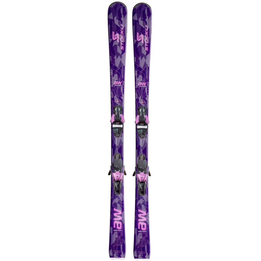 Лыжи горные Stockli Montero AW + Strive 13D purple