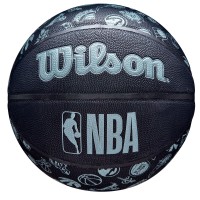 Wilson мяч баскетбольный NBA All Team (7, black)