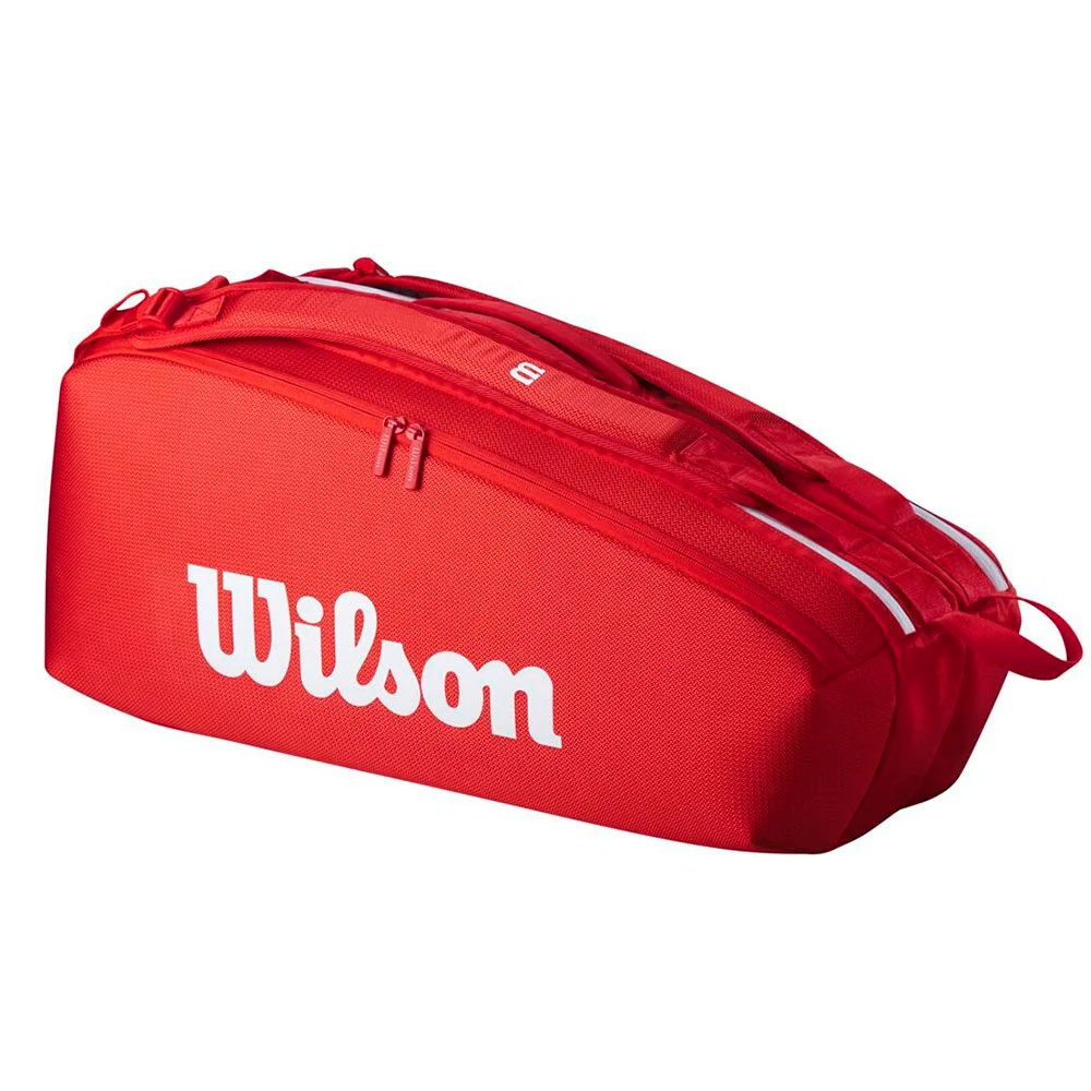 Сумка для ракеток Wilson Super Tour Wilson Red 2025 (9 pack)