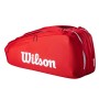 Сумка для ракеток Wilson Super Tour Wilson Red 2025 (9 pack)