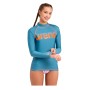 Купить Футболка для плавания женская Arena Rash Vest L/S Graphic